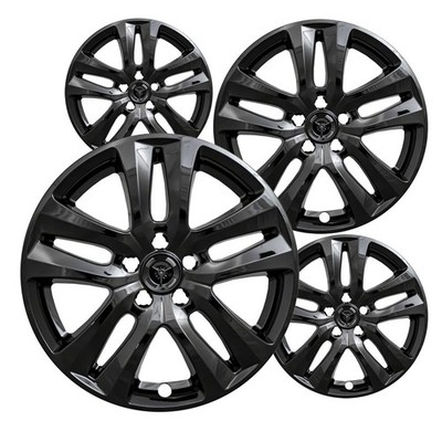 Impostor Wheel Skins Gloss Black 18 Inch Rims Set of 4 for 2018-2019 Ford Explor
