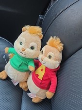 Alvin And The Chipmunks Theodore  Alvin Ty Beanie Plush 2009 Set Of 2