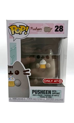 Funko Pop! Vinyl: Pusheen with Cupcake - Target (Exclusive) #28 + Protector!