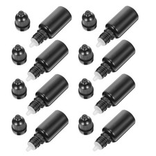 50 Pcs Empty 10 Ml Pet Essential Oil Bottles Drip Bottles For Simple Liquids