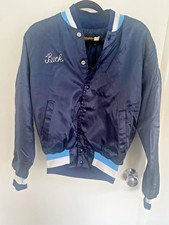 Vintage Satin Bomber Jacket - Retro 80s/90s Style