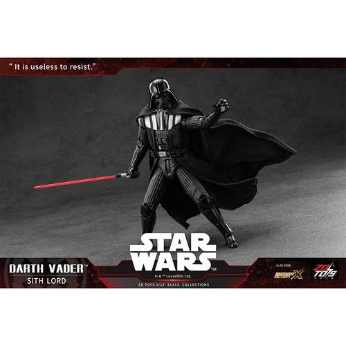 ZD Toys Star Wars The Mandalorian Grogu Luke Skywalker Darth Vader 1/10 Figure - Picture 54 of 55