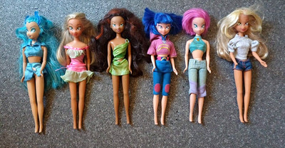 Winx Club Doll Lot 2005/2006 Rainbow 30cm Tall Doll