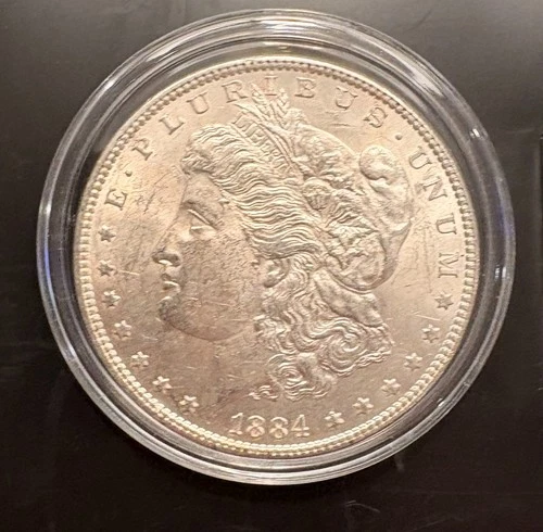 🔥1884 Morgan Dollar 90% Silver CoinSnap analysis is Fine to AU🔥