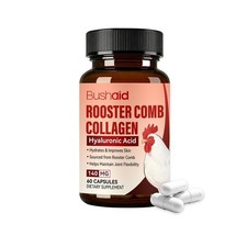 Rooster Comb Collagen, Natural Hyaluronic Acid Supplement for Joint Skin