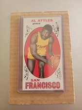 1969-70 Topps AL ATTLES #24  San Francisco Warriors Basketball - NICE CARD!