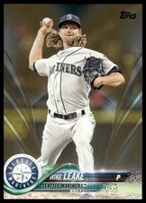 2018 Topps #163 Mike Leake SN Gold #/2018 Seattle Mariners NM+
