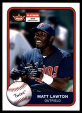 Matt Lawton 2001 Fleer Platinum #55 Twins MLB READ FREE SHIPPING AutographDen