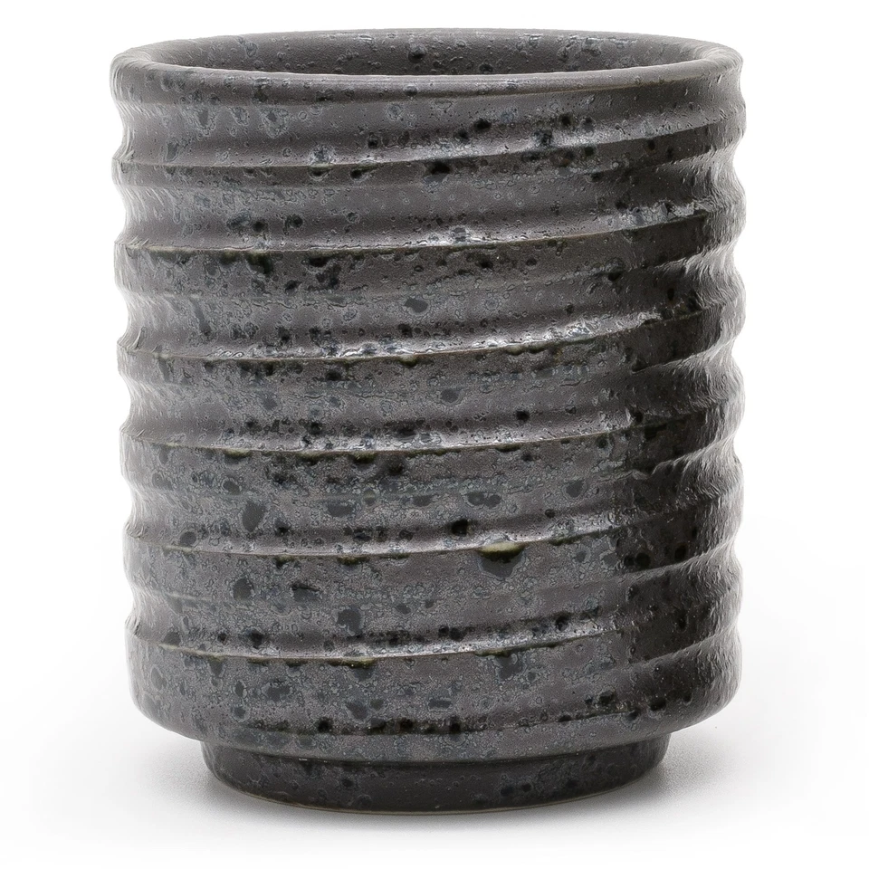 Té De Cerámica Japonés Y Café - Kezuriuzu Negro Grande - Imagen 1 de 3