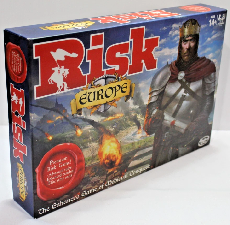 NEW Hasbro RISK EUROPE Enhanced Game of Medieval Conquest Boardgame Sealed 2015 - Image 2 of 4