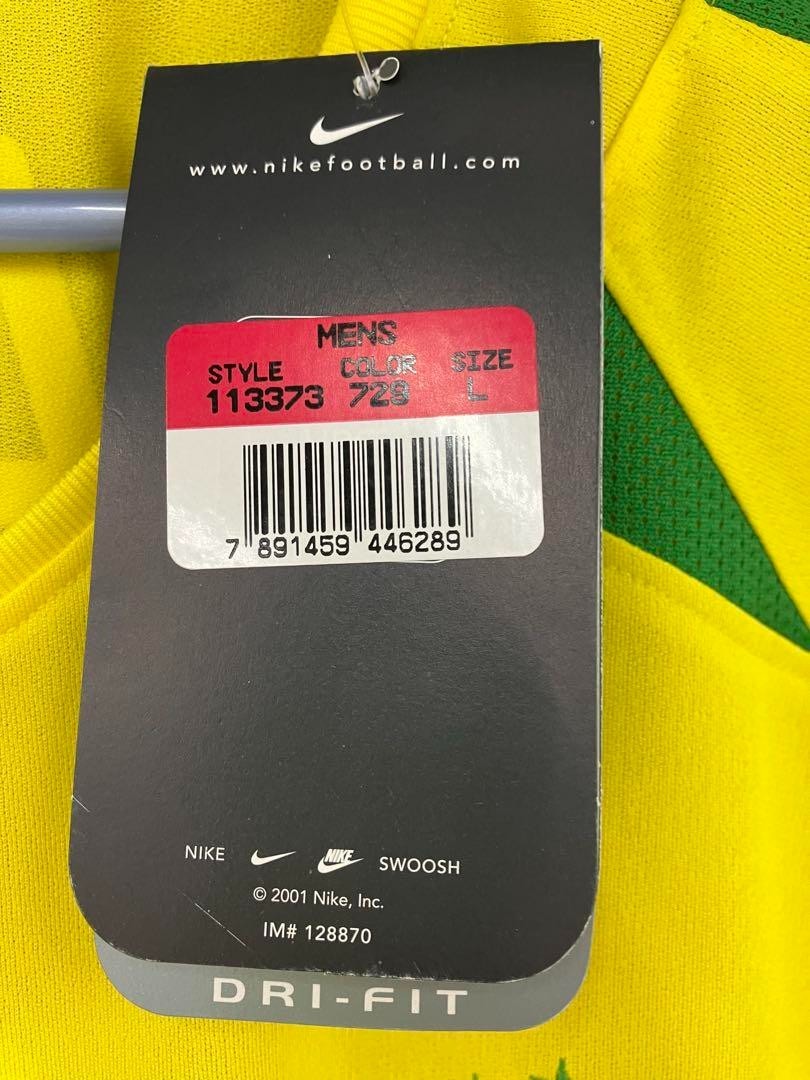 Kaka Brazil 02/03 Official Nike Home Shirt #8 L BNWT 5 Star