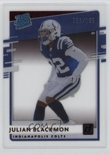 2020 Chronicles Clearly Donruss Rated Rookie Red 88/199 Julian Blackmon 1s18