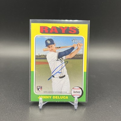 2024 Topps Heritage High Number Jonny Deluca Real One Auto RC #ROA-JDE Rays