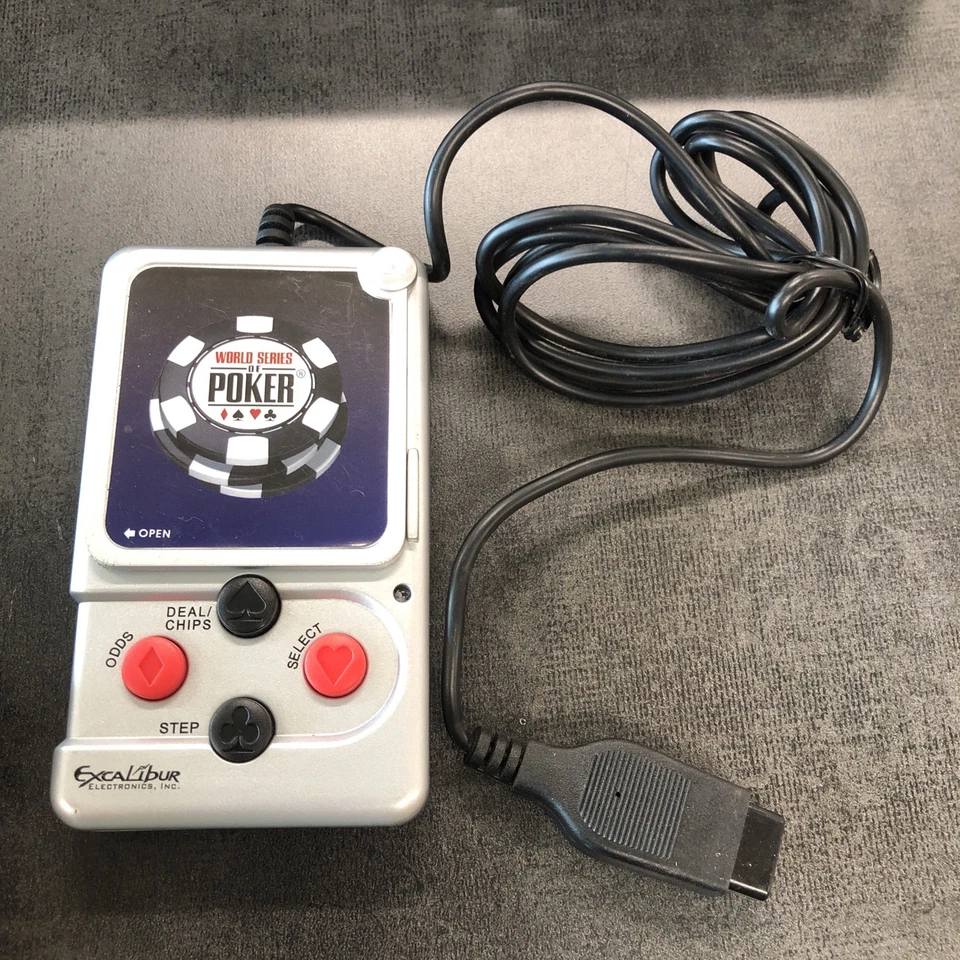 EXCALIBUR World Series of Poker TEXAS HOLD 'EM Plug & Play TV Game Untested - Image 2 of 4