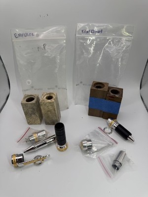 Lot of 2 Statesman & Emperor Style Pen Kits with Wood Blanks   Ready to Turn