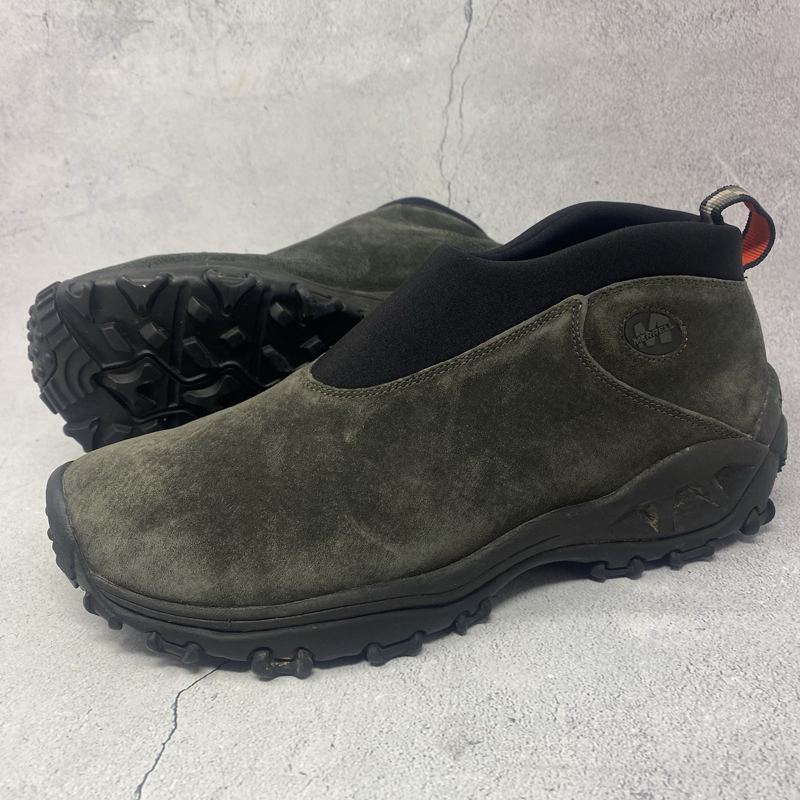 Scarpe Merrell Donna Tg 10 Slip On Termiche Snowdrift Moc Shell Impermeabili Verde