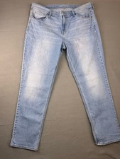 Old Navy WOW Boyfriend Straight Jeans Women's Light Wash 5 Pocket Denim