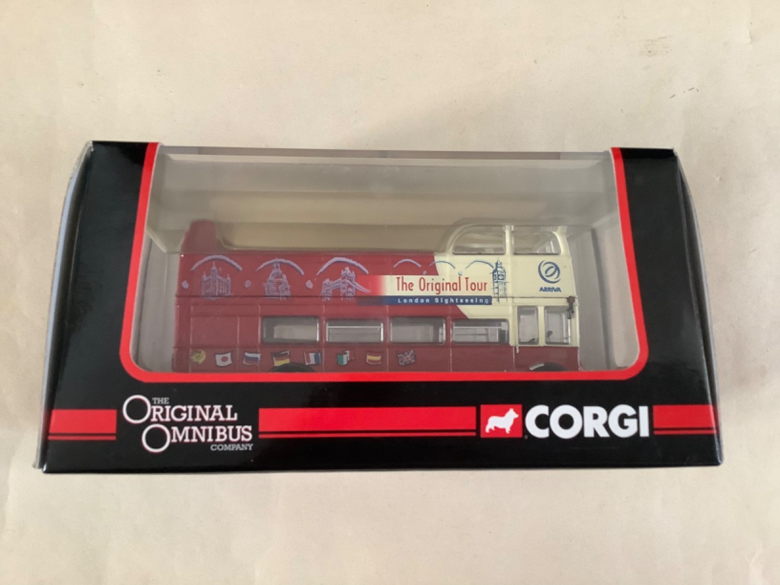 CORGI ORIGINAL OMNIBUS 1:76 ROUTEMASTER OPEN TOP – ARRIVA SIGHT SEEING OM46303