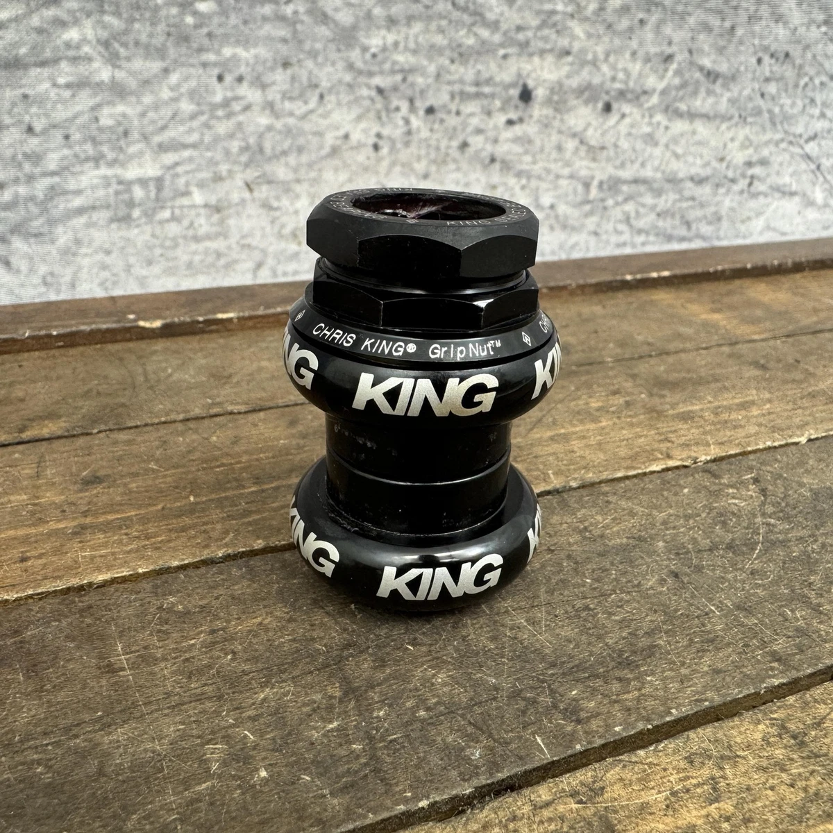 ■ChrisKing GripNut 1-1/8(OS) black■ Chris King GripNut Headset - 1-1/8