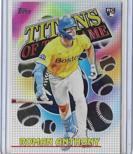 Roman Anthony 2026 Topps Series 1 Titans of The Game SP Rookie Boston MLB!