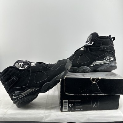 Size 9.5 - Jordan 8 Retro Chrome 2002 With Original Box “ See
