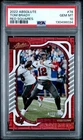 2022 PANINI ABSOLUTE RED SQUARES #78 TOM BRADY 21/499 PSA 10