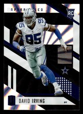 2017 PANINI UNPARALLELED DAVID IRVING 102 MINT FOOTBALL DALLAS COWBOYS