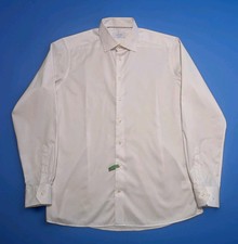 Eton Contemporary Dress Shirt 43 17 White Button Up Sleeve 36 In