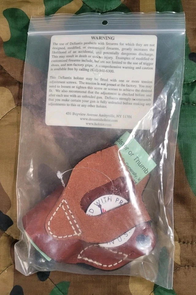 Desantis Mini Scabbard Springfield Armory XDS 3.3 In Holster Owb RH Brown  - Image 2 of 4