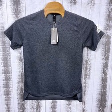Adidas Axis SS Tee EE2974 Gray Athletic Training Shirt Mens Medium NWT