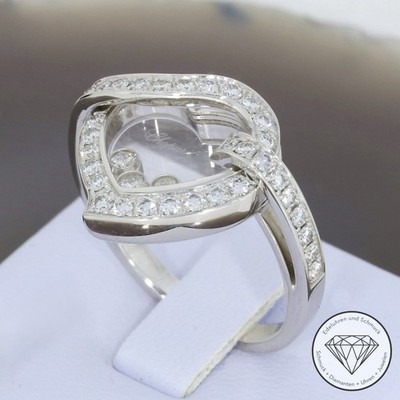 Wert 11.900,- Original Chopard Happy Diamonds Brillant Herz Ring 750 Gold xxyy