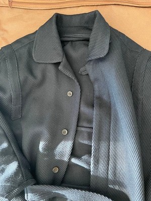 T-MICHAEL BATWING Coat Jacket Black Wool Size M