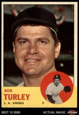 1963 Topps #322 Bob Turley Angels 6 - EX/MT