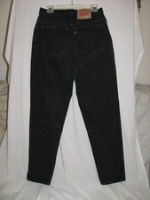 Vintage Women's Levi's 550 Size 12 Reg L Relaxed Fit Tapered Leg USA Made W29/30
