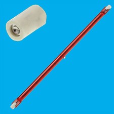 1300W 254mm R7S Halogen Quartz Ruby Red Infra-Red Heater Bar Tube, Heat Lamp