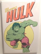 Hulk Vintage Card Art MAGNET 2" x 3" Refrigerator Locker Avengers FREE SHIPPING