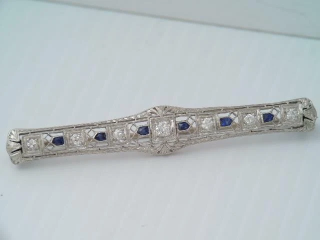 Antique sale sapphire brooch