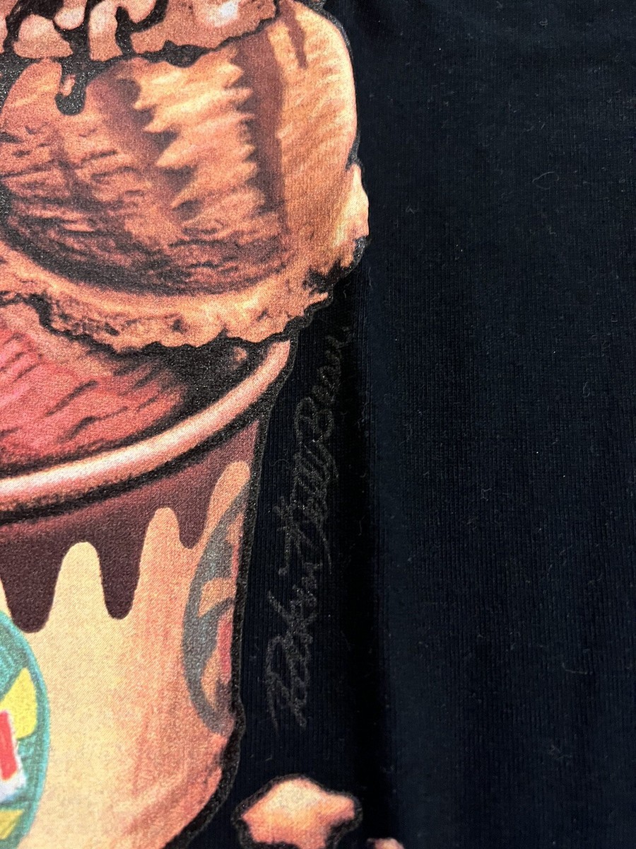 Rare Bbc Ice Cream Rockin Jelly Bean Pinup Girl Tee BLK Season 5