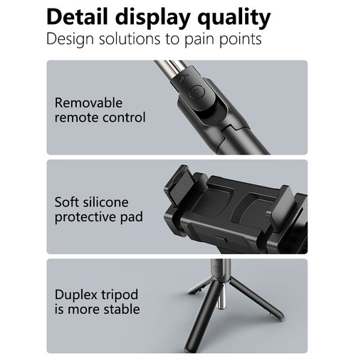 Smart Anti-Shake Selfie Stick Tripod Gimbal Stabilizer Bluetooth Remote Vlog - Picture 7 of 12