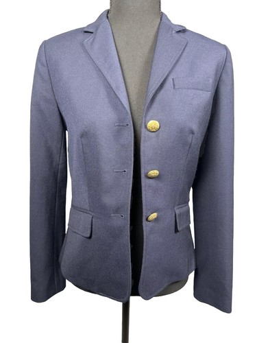 J.Crew 2 Woll Schuljungen Blazer Jacke Navy Goldknöpfe Preppy Capsule Karriere - Bild 3 von 9