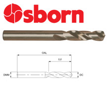 3.7mm COBALT STUB DRILL BIT HEAVY DUTY HSSCo8 EUROPA TOOL OSBORN 8205020370  P33