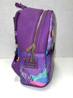 Loungefly Disney Mini Backpack - ARIEL CASTLE w/PRINCE ERIC  display picture 3
