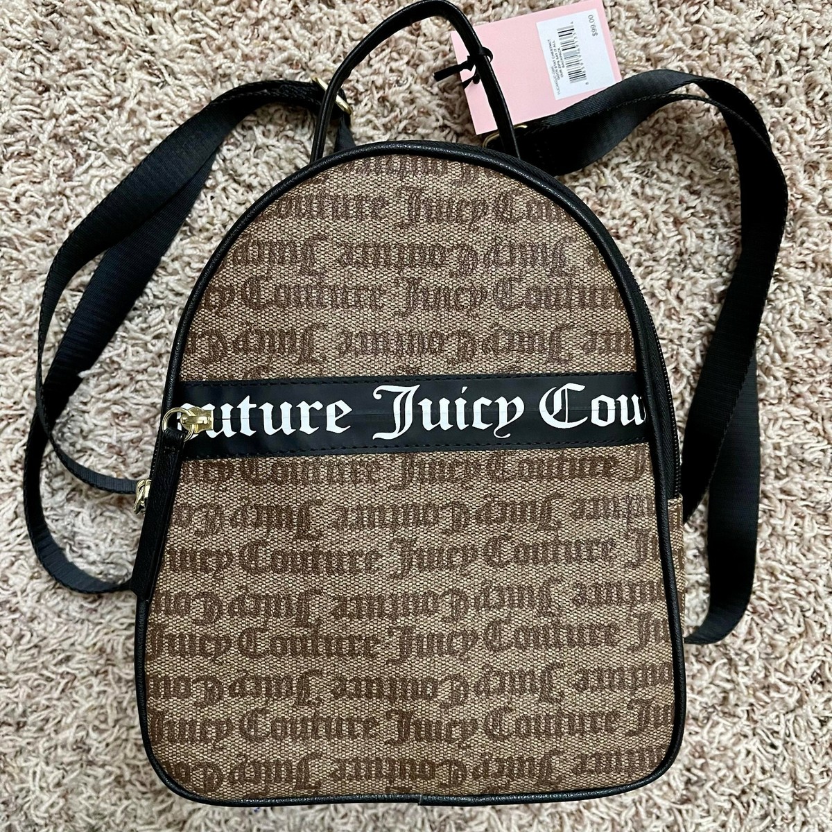 Juicy couture our zips say it all backpack purse Juicy Couture Red Backpack Ours Zips Say It All Back Pack  main image 3
