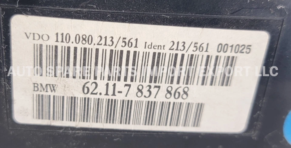 Cuadro de instrumentos velocímetro BMW M6 2006-2010 62,11-7837868 Foto 3 de 3