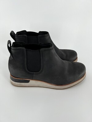 Merrell Roam Leather Chelsea Boots Bracken Leather Womens 6 Black Pull On Ankle