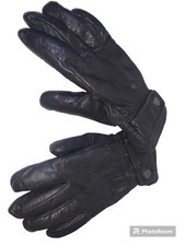 Wilsons Leather Gloves Women s Sz Small Black Fully Lined Leather Biker