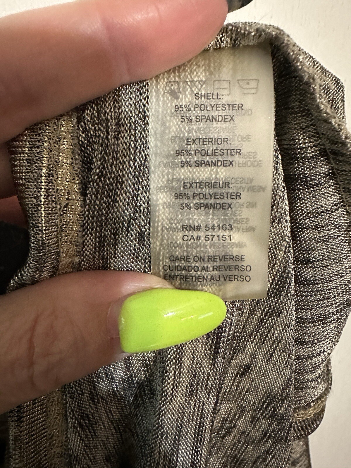 Women’s Calvin Klein asymmetrical top, Metallic Gold, S, EUC image 4