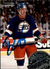 Darrin Shannon Signed Auto 1994-95 Donruss card Winnipeg Jets