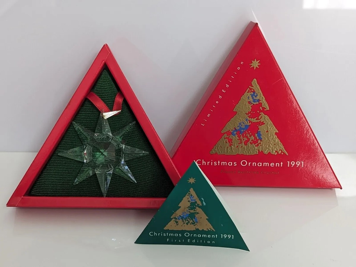 SWAROVSKI 1991 First クリスマスオーナメント SWAROVSKI 1991 First クリスマスオーナメント - メルカリ