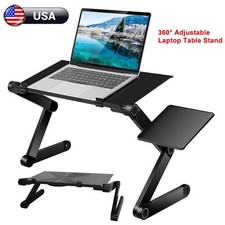Foldable 360  Adjustable Laptop Table Stand Lap Sofa Bed Tray PC Notebook Desk